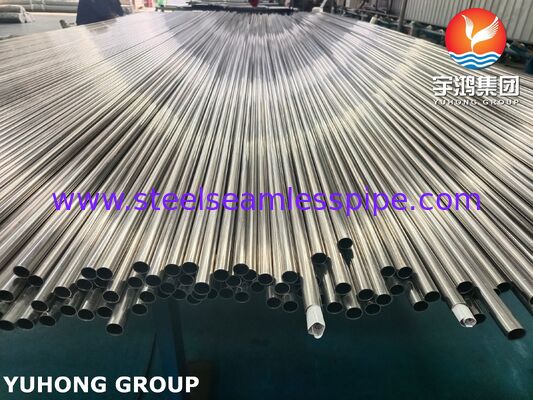 ท่อสแตนเลสรีดเย็นอบอ่อน ASME SA249 TP304 สำหรับระบบทำความเย็น