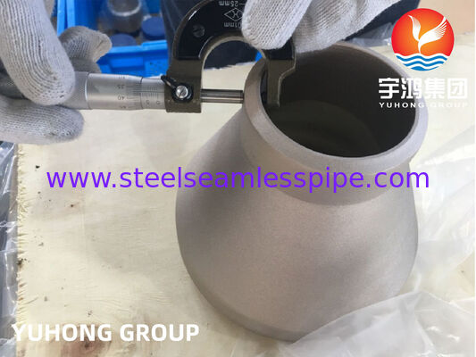 ASTM B466 C70600 ข้อต่อทองแดงนิกเกิล ตัวลดวงรีสำหรับระบบทำความเย็น