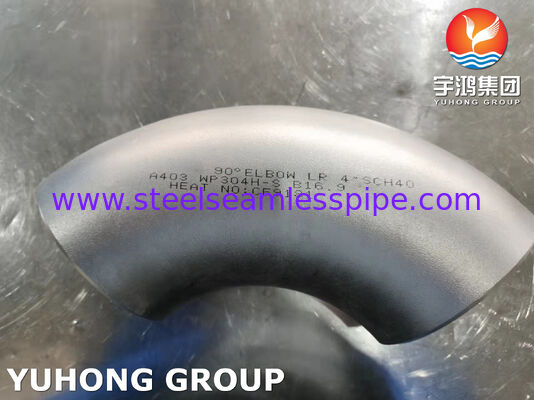 ASTM A403 WP304H-S การติดตั้งเอลโคสําหรับสาขาอุตสาหกรรม การติดตั้งท่อเหล็กไร้ขัด