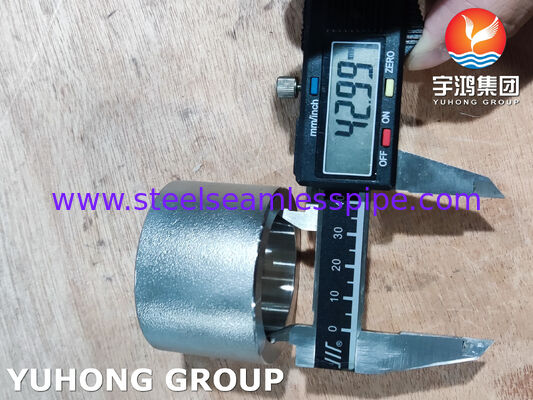 ASTM A182 F304 3000# SW & NPT Coupling, High Corrosion Resistance Stainless Steel Socket Weld & NPT Thread Coupling สําหรับท่ออุตสาหกรรม