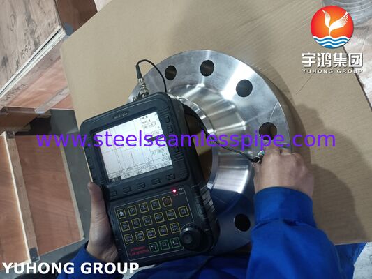 ASTM A182 F53 หน้าแปลนคอเชื่อมยกสูง สแตนเลสซุปเปอร์ดูเพล็กซ์ หน้าแปลน WN RF