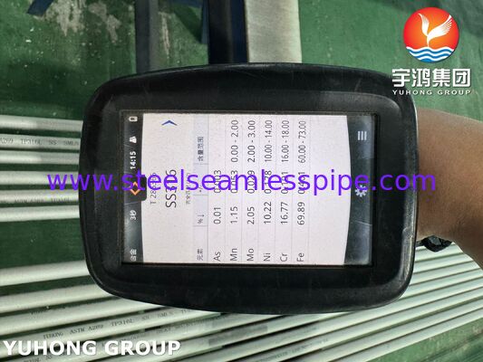 ท่อไร้ตะเข็บสแตนเลส ASTM A269 TP316L สำหรับคอนเดนเซอร์ ดองและอบอ่อน