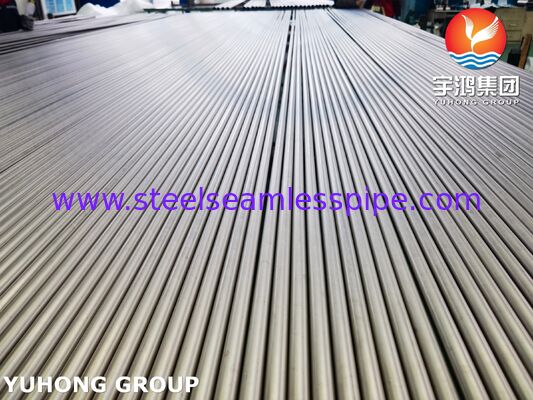 ASTM SB338 R50400 ท่อเหล็กผสมไทเทเนียมไร้รอยต่อที่มีความทนทานต่อการกัดกร่อนสูงและโครงสร้างไร้รอยต่อ