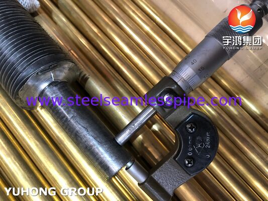 ASTM A179 ท่อครีบแบบ L (Smls) ประสิทธิภาพการแลกเปลี่ยนความร้อนสูง ท่อครีบเหล็กคาร์บอนต่ำ