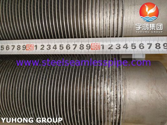 ท่อครีบ ASTM A376 TP347H CS, ท่อครีบผสมทนอุณหภูมิสูง (ฐาน CS + ครีบ TP347H)