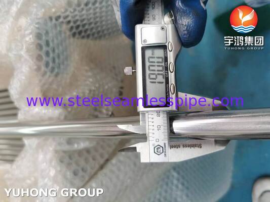 ASME SA249 สีสันสดใส ทองเหลืองไร้สแตนเลส 304 ท่อเชื่อมสําหรับเครื่องกระจายน้ํา