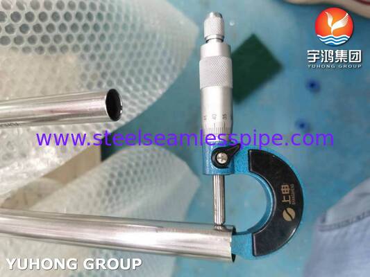 ASME SA249 สีสันสดใส ทองเหลืองไร้สแตนเลส 304 ท่อเชื่อมสําหรับเครื่องกระจายน้ํา