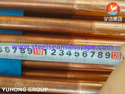 ASTM B111 C12200 ท่อ SMLS สําหรับเครื่องแลกเปลี่ยนความร้อน ท่อไร้รอยทองแดง