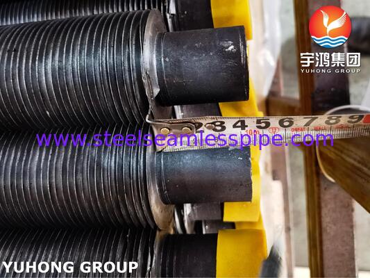 ครีบฝังตัวเหล็กคาร์บอนบนท่อ A179 สำหรับหม้อไอน้ำ เครื่องแลกเปลี่ยนความร้อน และเครื่องอุ่นอากาศ