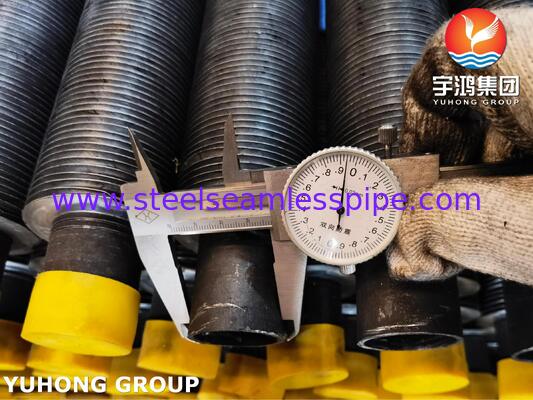 ครีบฝังตัวเหล็กคาร์บอนบนท่อ A179 สำหรับหม้อไอน้ำ เครื่องแลกเปลี่ยนความร้อน และเครื่องอุ่นอากาศ