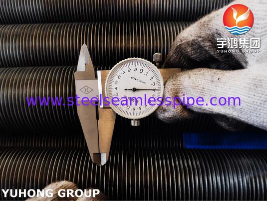 ครีบฝังตัวเหล็กคาร์บอนบนท่อ A179 สำหรับหม้อไอน้ำ เครื่องแลกเปลี่ยนความร้อน และเครื่องอุ่นอากาศ