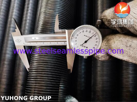 ครีบฝังตัวเหล็กคาร์บอนบนท่อ A179 สำหรับหม้อไอน้ำ เครื่องแลกเปลี่ยนความร้อน และเครื่องอุ่นอากาศ