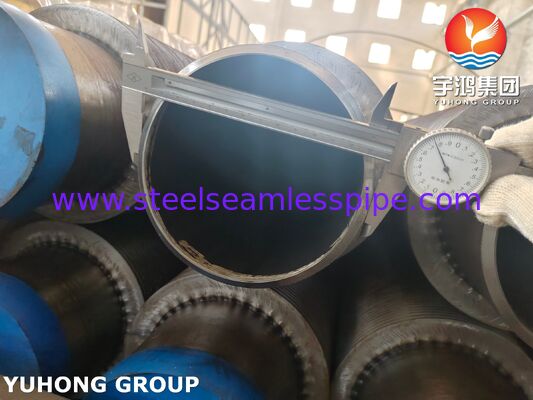 ท่อครีบเชื่อมเกลียวพร้อมท่อฐาน A106 ครีบ CS สำหรับเครื่องแลกเปลี่ยนความร้อน