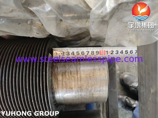 ท่อครีบเชื่อมเกลียวพร้อมท่อฐาน A106 ครีบ CS สำหรับเครื่องแลกเปลี่ยนความร้อน