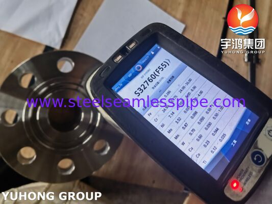 ASTM A182 F55 S32760 แฟลนจ์คอสเวด RTJ EN 1.4501 X2CrNiMoCuWN25-7-4