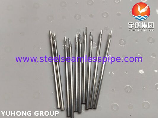 15G-17G SUS304 สแตนเลสเกรดทางการแพทย์ AVF Cannula สำหรับฟอกเลือดด้วยเครื่องไตเทียม , ปลายเข็มแบบมีรูด้านหลัง