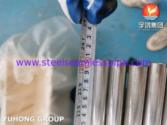 ท่อสแตนเลส ASTM A249 TP304 แบบเชื่อมอบสดสำหรับโรงเบียร์