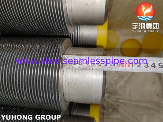 ท่อ HFW ปีก ASTM A312 TP347H เหล็กไร้ขัดสําหรับเครื่องปั่นความร้อนที่เสีย