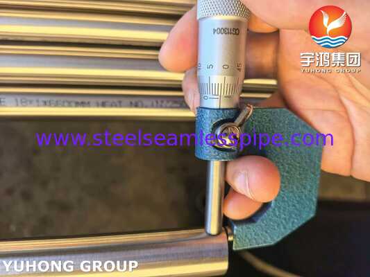 ASTM A249 / ASME SA249 TP316 ท่อเชื่อมสําหรับเครื่องแลกเปลี่ยนความร้อนความดันต่ําถึงปานกลางและระบบขนส่งของเหลวทั่วไป