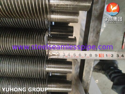 ท่อครีบฝังตัวแบบ G-Type เหล็กกล้าคาร์บอนไร้ตะเข็บ ASTM A179 สำหรับหม้อไอน้ำ HRSG ส่วนประหยัดและส่วนทำความร้อนยิ่งยวด