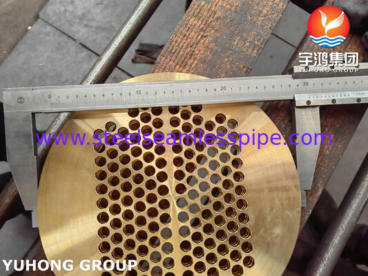 ASME SB171 C46400 ท่อทองเหลืองสำหรับงานทะเลและเครื่องแลกเปลี่ยนความร้อน พร้อมคุณสมบัติทนการกัดกร่อน