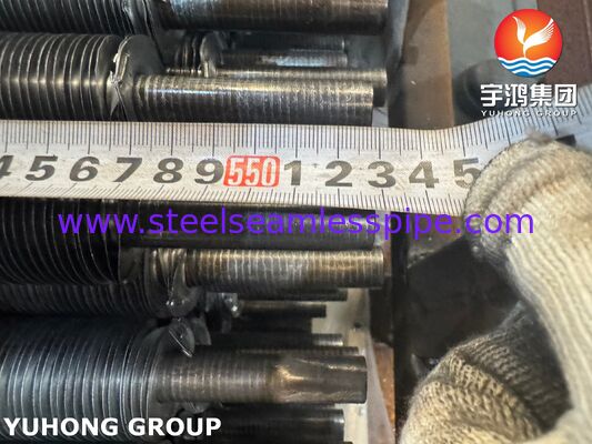 AL1060 อลูมิเนียม L-Foot Wound Fin Tube บนท่อฐาน ASTM A179