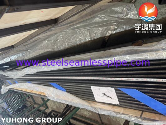 AL1060 อลูมิเนียม L-Foot Wound Fin Tube บนท่อฐาน ASTM A179