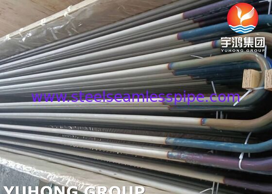 Seamless U Bend Heat Exchanger Tube for Chemical Petrochemical Oil Gas and Power Plants with Minimum Wall Thickness A213 TP317L