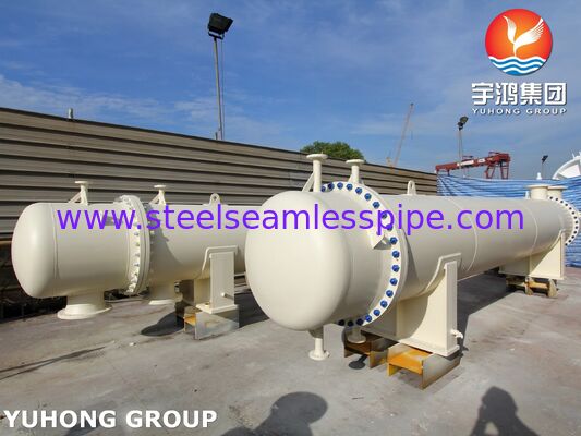 เครื่องแลกเปลี่ยนความร้อนแบบท่อและเปลือกแบบหัวลอย ASME VIII U-Stamp 316L AES สำหรับปิโตรเคมี