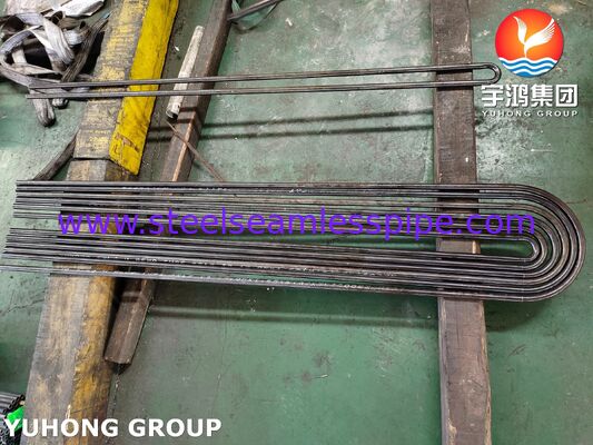 ASTM A213 T9 หลอดแลกเปลี่ยนความร้อนจากเหล็กสแตนเลส หลอดยูเบนด์ที่ดึงเย็นสําหรับโรงไฟฟ้านิวเคลียร์