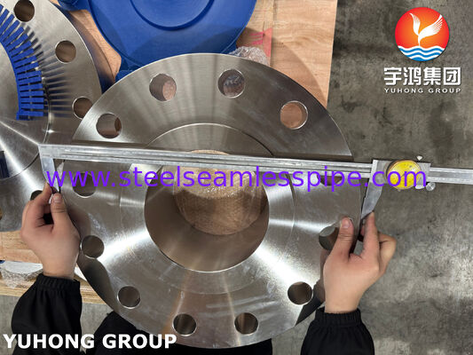 ASTM A182 F51 Blind RF Flange Duplex 2205 โครงสร้างความแข็งแรงสูง ทนทานต่อการกัดกร่อนสําหรับน้ํามันและก๊าซ