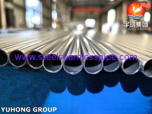 ASTM B163 Incoloy 800H นิเคลสลอกท่อหล่อสารแก้ไข Annealed Seamless Tubing สําหรับเครื่องแลกเปลี่ยนความร้อน