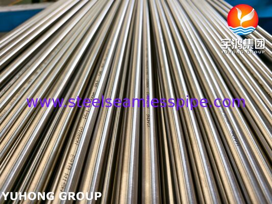 ASTM B163 Incoloy 800H นิเคลสลอกท่อหล่อสารแก้ไข Annealed Seamless Tubing สําหรับเครื่องแลกเปลี่ยนความร้อน