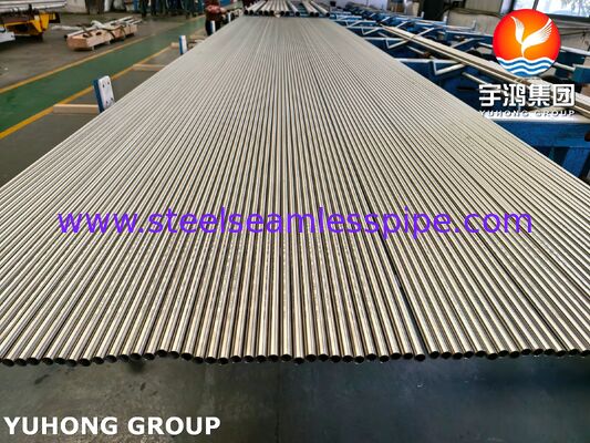ASTM B163 Incoloy 800H นิเคลสลอกท่อหล่อสารแก้ไข Annealed Seamless Tubing สําหรับเครื่องแลกเปลี่ยนความร้อน