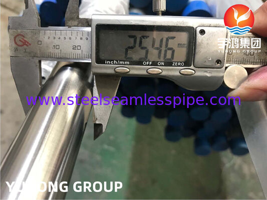 ท่อสุขอนามัยจากสแตนเลส ASME SA270 TP304 1.4301 ไม่มีรอยต่อ / ผสมและเคลือบ