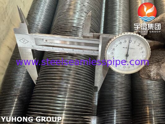 ASTM A179 ท่อครีบอลูมิเนียมชนิด L เหล็กกล้าคาร์บอนสำหรับเครื่องแลกเปลี่ยนความร้อน