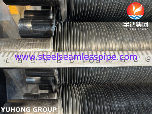 ASTM A179 ท่อครีบอลูมิเนียมชนิด L เหล็กกล้าคาร์บอนสำหรับเครื่องแลกเปลี่ยนความร้อน