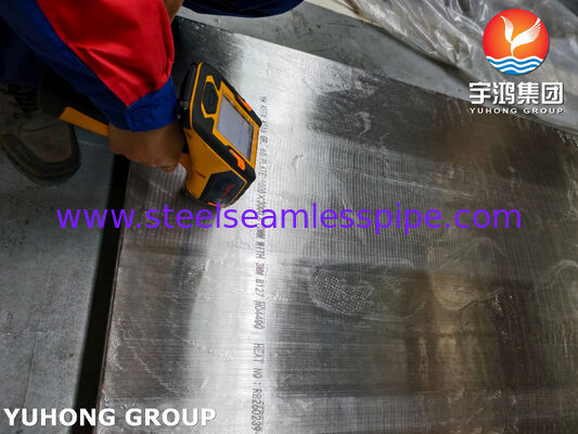 ASTM B127 Monel 400 + ASTM A516 Gr.60 เหล็กแผ่นหุ้มภาชนะรับความดันหุ้มระเบิด
