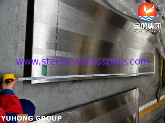 ASTM B127 Monel 400 + ASTM A516 Gr.60 เหล็กแผ่นหุ้มภาชนะรับความดันหุ้มระเบิด