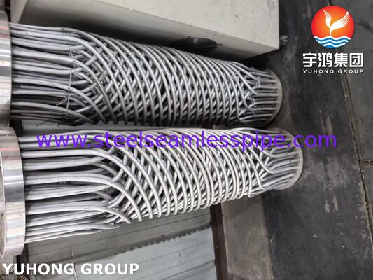 Stainless Steel Spiral Wound Tube Bundle ASME SA213 TP304/316L High-Efficiency Heat Exchanger Bundle for Cryogenic & Chemical Applications