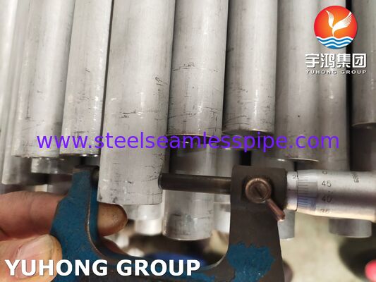 ท่อไร้รอยต่อเหล็กกล้าดูเพล็กซ์ ASTM A789 S31803 S32205 S32750 S32760, ท่อซุปเปอร์ดูเพล็กซ์สำหรับการใช้งานในเครื่องแลกเปลี่ยนความร้อน