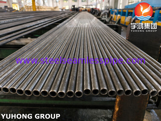 ASME SA179 ท่อแลกเปลี่ยนความร้อนเหล็กก๊าบคาร์บอนต่ํา แบบถักเย็นแบบไร้รอย ((ความหนาผนังขั้นต่ํา)