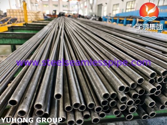 ASME SA179 ท่อแลกเปลี่ยนความร้อนเหล็กก๊าบคาร์บอนต่ํา แบบถักเย็นแบบไร้รอย ((ความหนาผนังขั้นต่ํา)