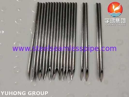 SS304 ท่อเข็มวัตกรรมจากสแตนเลสระดับการแพทย์ สําหรับฉีดยา 16G