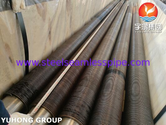 ท่อครีบเชื่อมความถี่สูง TP321H ไร้รอยต่อพร้อมครีบ CS
