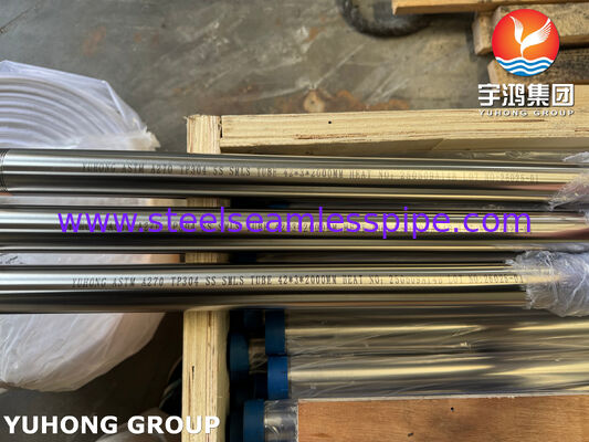 3A ASTM A270 TP304 ท่อสุขอนามัยไร้รอยเหล็กไร้ขนของประเภทอาหารสําหรับการกระจาย