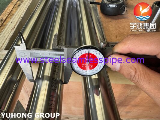 3A ASTM A270 TP304 ท่อสุขอนามัยไร้รอยเหล็กไร้ขนของประเภทอาหารสําหรับการกระจาย
