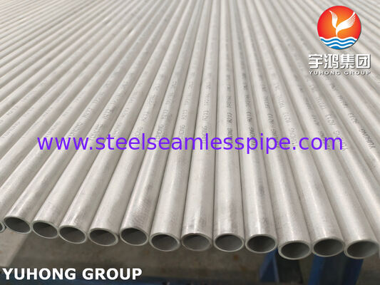 ASME SA213 TP316L ท่อไร้รอยต่อC≤0.035% ไม่มี PWHT หลังจากเชื่อมทนต่อการกัดกร่อนตามขอบเกรนสำหรับเครื่องแลกเปลี่ยนความร้อน