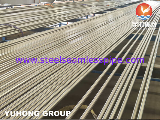 ASME SA213 TP304H ท่อหม้อที่ไม่มีรอยต่อสําหรับเครื่องอบอุ่นและเครื่องอบอุ่นใหม่