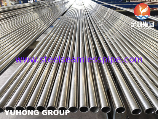 ASME SA213 TP304H ท่อหม้อที่ไม่มีรอยต่อสําหรับเครื่องอบอุ่นและเครื่องอบอุ่นใหม่